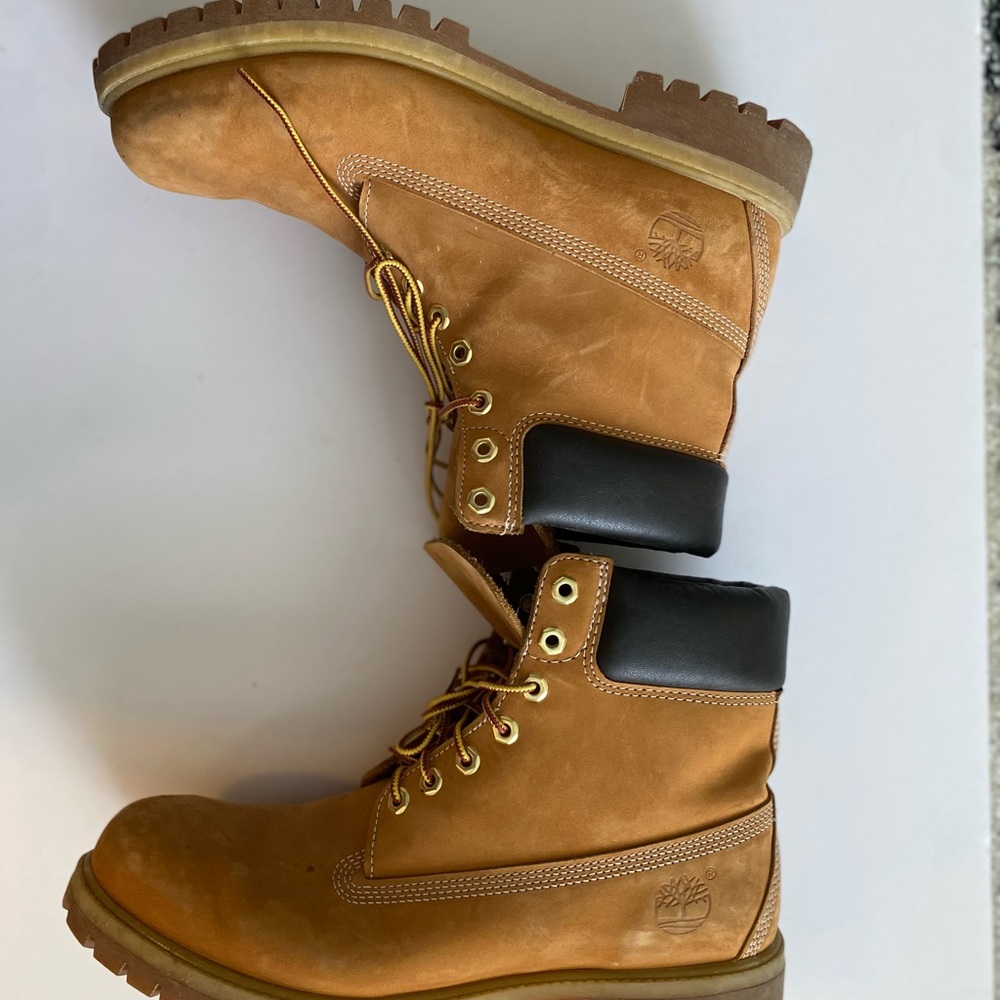 Timberland Men's Tan and Black Boots